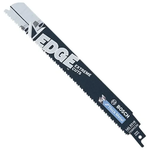 Bosch 9" 8/10 TPI Edge Reciprocating Saw Blades for Thick Metal RESM9X2B