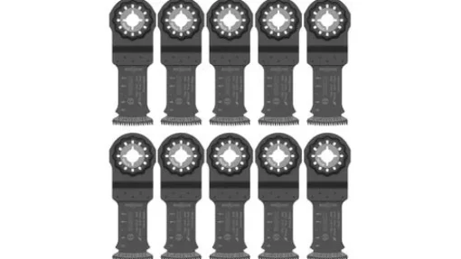 Bosch 1-1/4" Starlock Oscillating Multi Tool Bi-Metal Xtra-clean Plunge Cut Blade 10pk OSL114JF-10