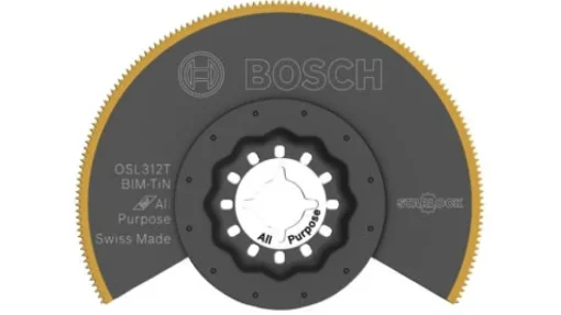 Bosch 3-1/2" Starlock Oscillating Multi Tool Titanium Bi-Metal Segmented Saw Blade OSL312T