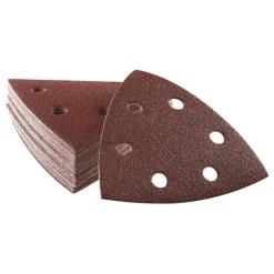 Bosch RED 120 Grit Detail Sanding Triangle Sheets for Wood (25 pack) SDTR122C