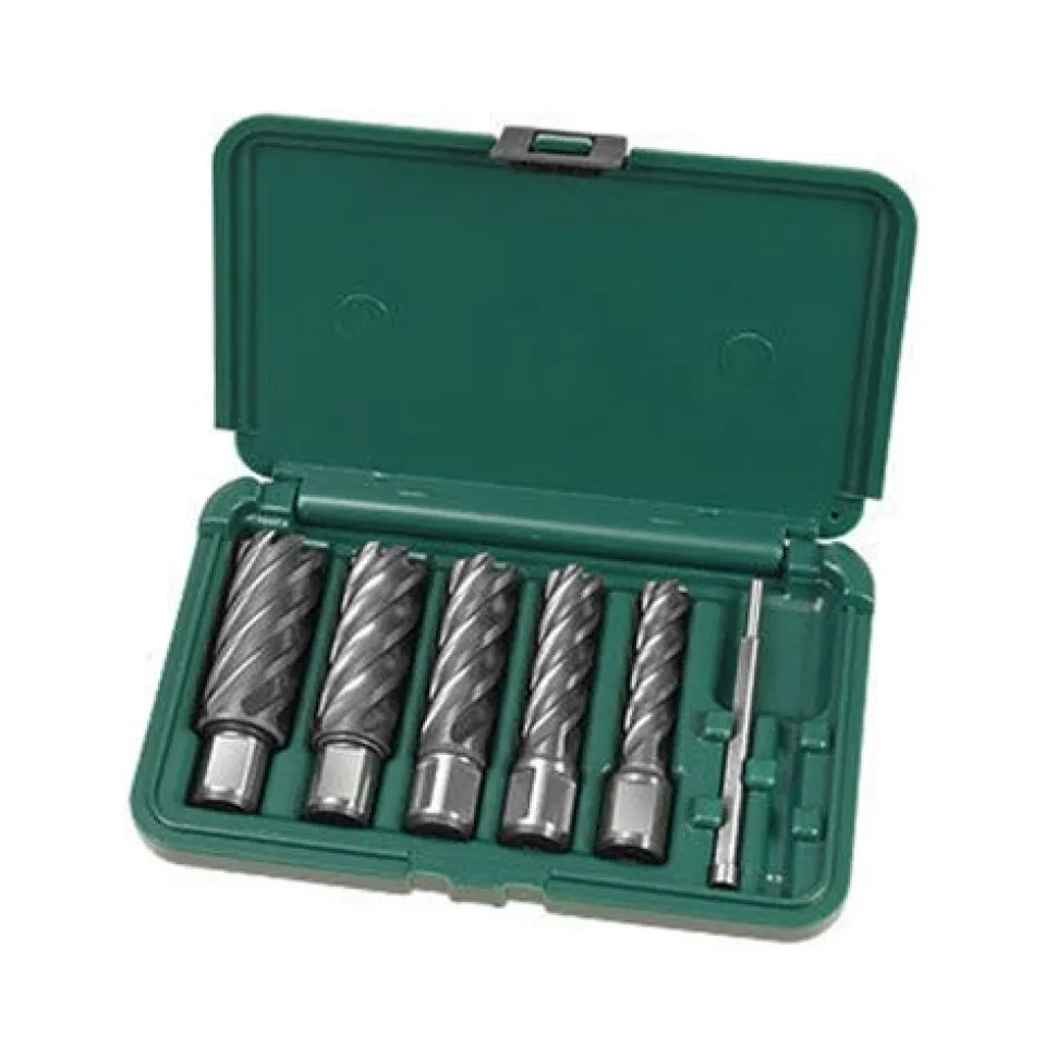 CS Unitec 5 Piece 1" Annular Cutter Kit 6-1-001