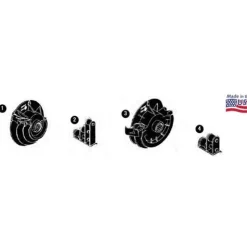 Current 1/2" to 2" 40 mil PVC Coated Rigid Shoe Group 700 P