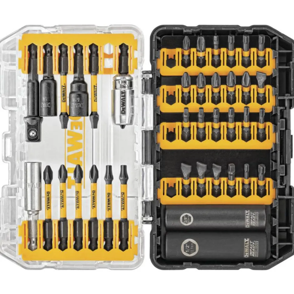DeWalt 40Pc. FlexTorq IMPACT READY Screwdriving Bit Set w/ ToughCase+ System DWA2NGFT40IR