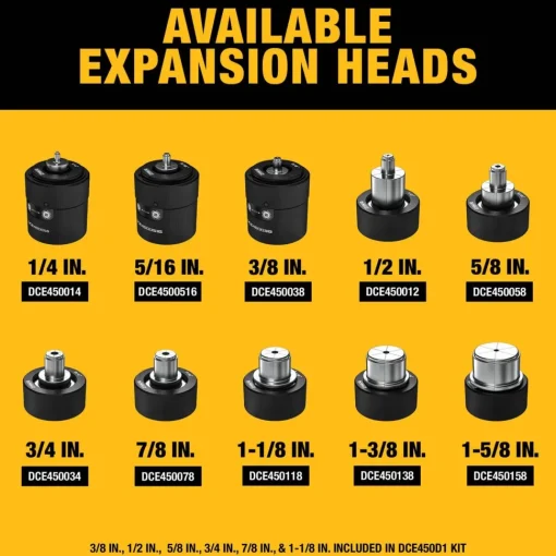 DeWalt Power Tools 20V MAX* Copper Swage Tool Kit DCE450D1