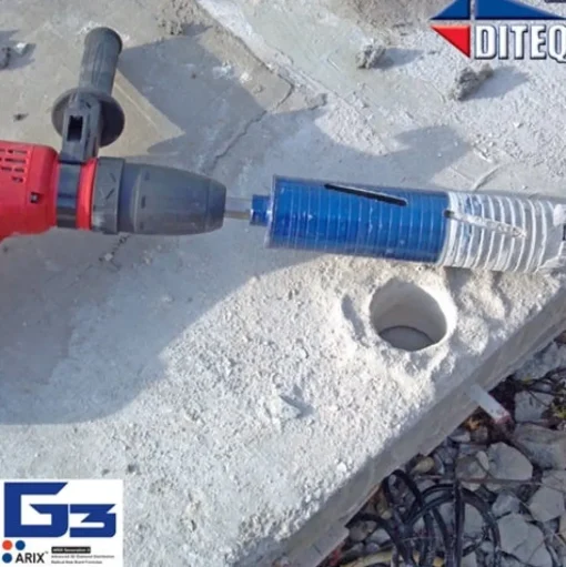 Diteq C-34AX DRY 1" X 5/8"-11THD Concrete Diamond Core Bit D31536