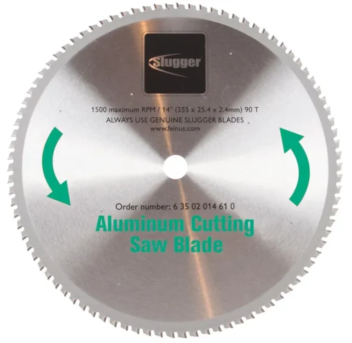 Fein Slugger 14" Aluminum & Thin Metal Cutting Saw Blade 90 Teeth 63502014610