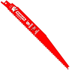 Freud Diablo 9" Bi-Metal Recip Blade for Nail Embedded Wood (5-Pack) DS0912BW5