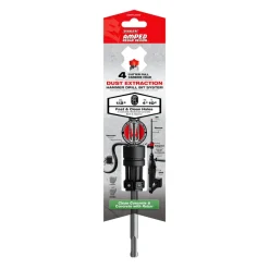 Freud Diablo AMPED Rebar Demon 1/2" x 4" x 10" SDS-Plus 4-Cutter Full Carbide Head Dust Extraction Hammer Drill Bit DMAPLA4440