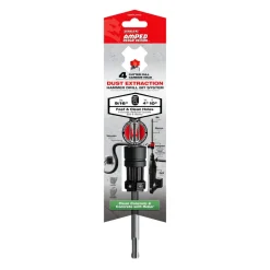 Freud Diablo AMPED Rebar Demon 9/16" x 4" x 10" SDS-Plus 4-Cutter Full Carbide Head Dust Extraction Hammer Drill Bit DMAPLA4470