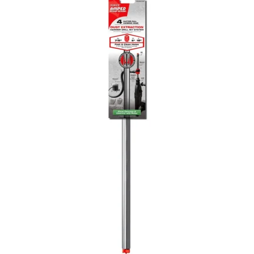 Freud Diablo AMPED Rebar Demon 7/8" x 8" x 18" SDS-Max 4-Cutter Full Carbide Head Dust Extraction Hammer Drill Bit DMAMXA1650