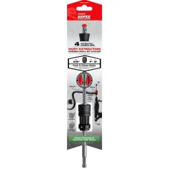 Freud Diablo AMPED Rebar Demon 3/8" x 4" x 9" SDS-Plus 4-Cutter Full Carbide Head Dust Extraction Hammer Drill Bit DMAPLA4420