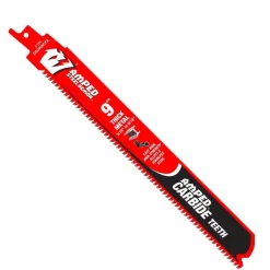 Freud Diablo Blades 9" 8 TPI Carbide Teeth Reciprocating Saw Blade for Thick Metal, 10 Pack DS0908CFA10