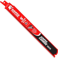 Freud Diablo Diablo 9" 10 TPI Steel Demon® Amped™ Medium Metal Carbide Reciprocating Saw Blade (3-Pack) DS0910CFA3
