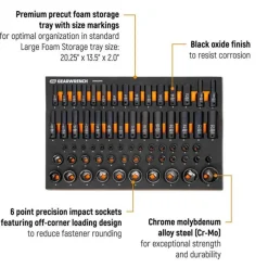 Gearwrench 66 Piece 1/4