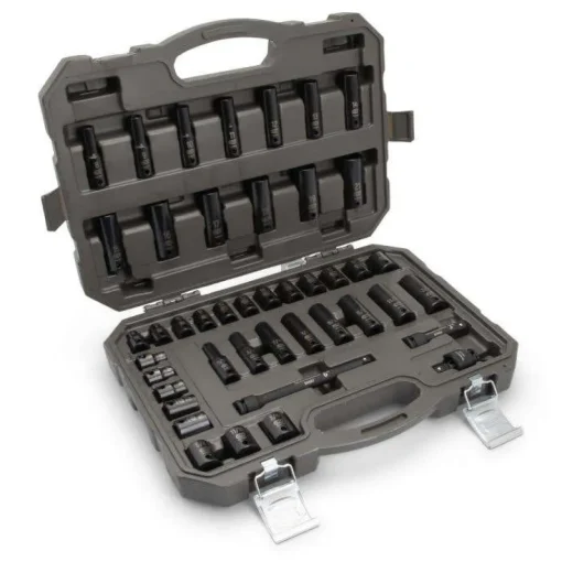 Gearwrench 44 Piece 3/8" Drive 6 Point Standard & Deep Impact SAE/Metric Socket Set 84916N