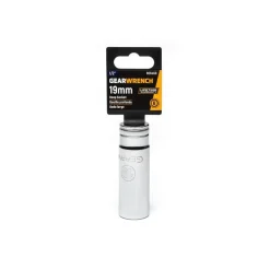 Gearwrench Tools 1/2" Drive 6 Point Deep Metric Socket 19mm 80646D