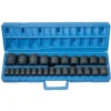 Grey Pneumatic 1/2" Drive Standard Length Impact Set (Metric) 1326M