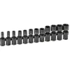 Grey Pneumatic 1/4" Drive Standard Length Universal Set (Metric) 9712UM