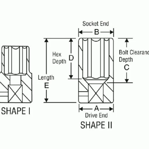 Grey Pneumatic 3/8" Drive x 3/4" Standard Length Impact 1024R