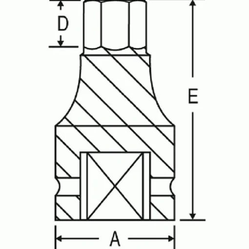 Grey Pneumatic 1-1/2" Drive x 1-1/8" Standard Length 6936F