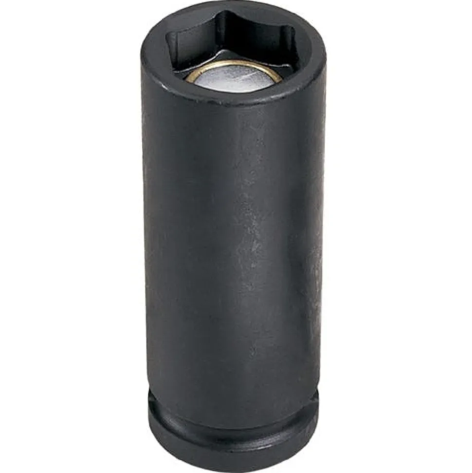 Grey Pneumatic 12 Piece 1/2" Drive 6-Point Deep Length Magnetic Impact Socket Set (Metric) 1512MDG