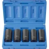 Grey Pneumatic 5 Piece 1/2" Drive Axle Nut Impact Socket Set (Metric) 1705SN