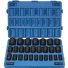 Grey Pneumatic 29 Piece 3/4" Drive SAE 6 Point Deep Impact Socket Set 8029D