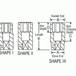 Grey Pneumatic 11 Piece 1" Drive 6-Point Deep Length Impact Socket Set (Metric) 9011MD