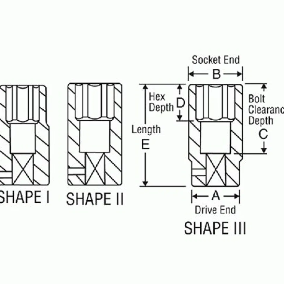 Grey Pneumatic 11 Piece 1" Drive 6-Point Deep Length Impact Socket Set (Metric) 9011MD
