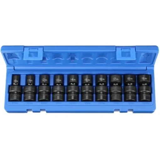 Grey Pneumatic 10 Piece 3/8" Drive Standard Length Universal Set (Metric) 1210UM