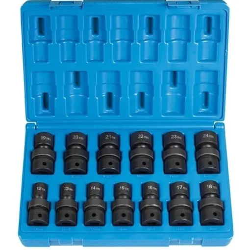 Grey Pneumatic 13 Piece 1/2" Drive Standard Length Universal Set 1313UM