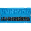 Grey Pneumatic 12 Piece 3/8" Drive 6-Point Standard Length Impact Socket Set (SAE) 1212U