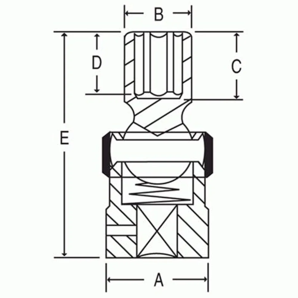 Grey Pneumatic 12 Piece 3/8" Drive 6-Point Standard Length Impact Socket Set (SAE) 1212U