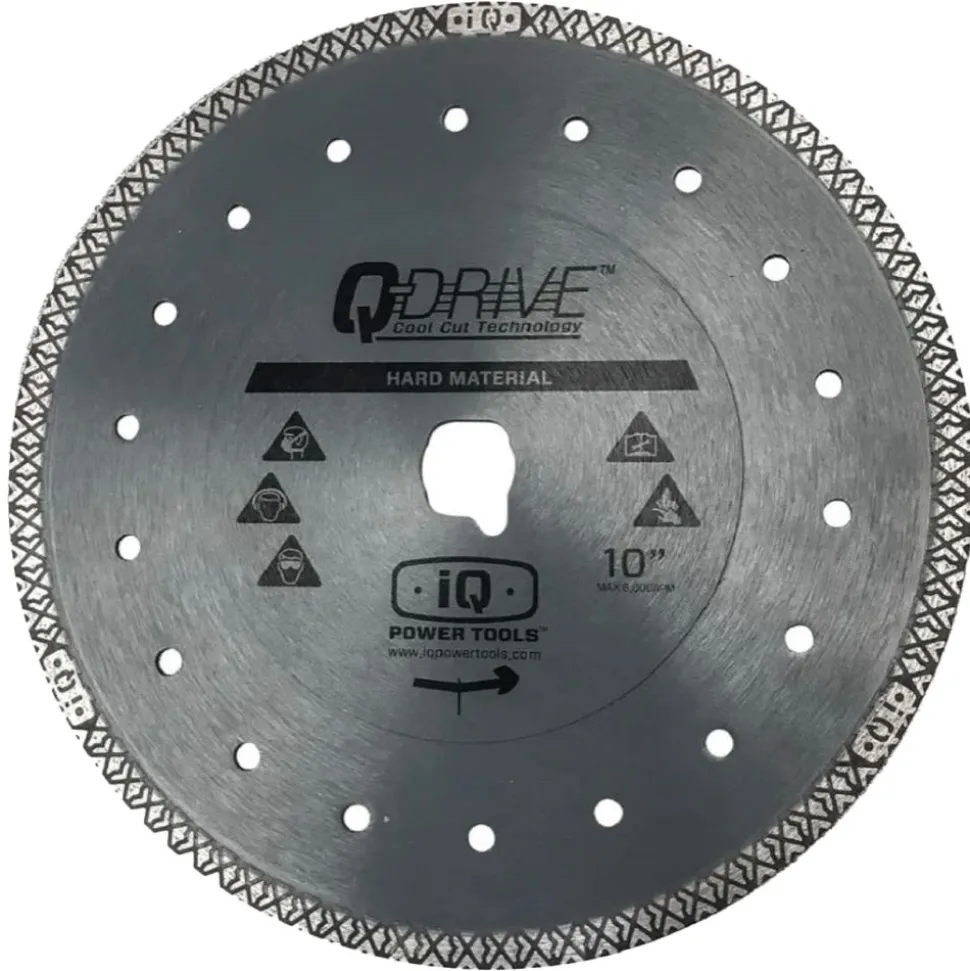 iQ 10" Q-Drive Hard Material Diamond Blade (for use with iQTS244) T10-060P-QD-HM