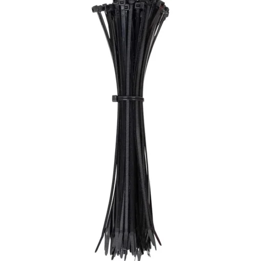 Klein Cable Ties 115", Zip Ties, 50-Pound Tensile Strength, Black 450210