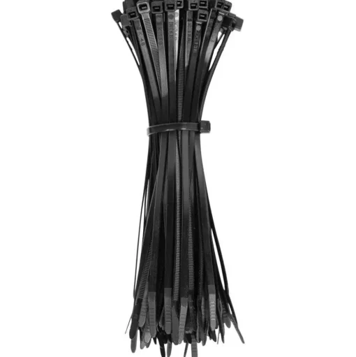 Klein Cable Ties 775", Zip Ties, 50-Pound Tensile Strength, Black 450200