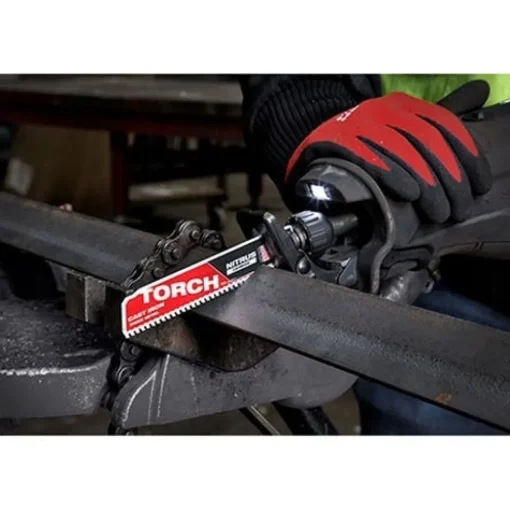 Milwaukee 6" 7 TPI NITRUS Carbide CAST IRON Torch Sawzall Blade (Each) 48-00-5261