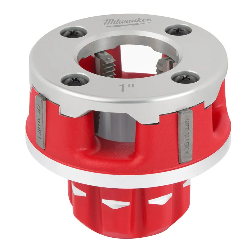 Milwaukee 1" Compact Alloy NPT 11R Pipe Threading Forged Aluminum Die Head 48-36-1309