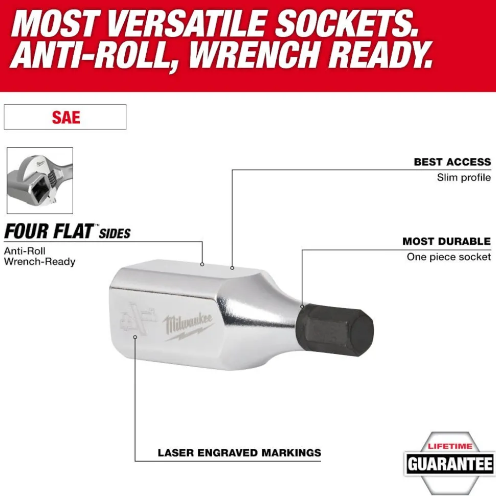 Milwaukee 3/8" Drive 9/64" Hex Bit Socket 45-34-1041