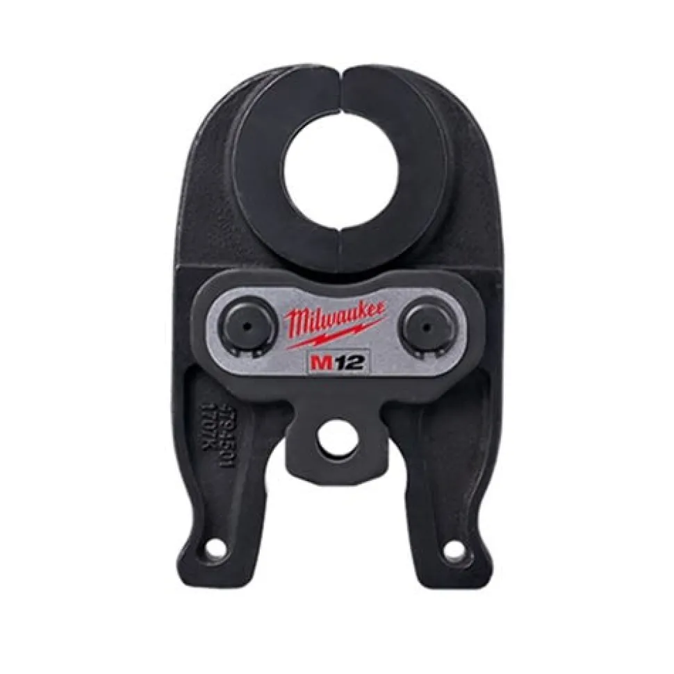 Milwaukee 3/4" IPS Black Pipe MegaPress Jaw for M12 Force Logic Press Tool 49-16-2451B