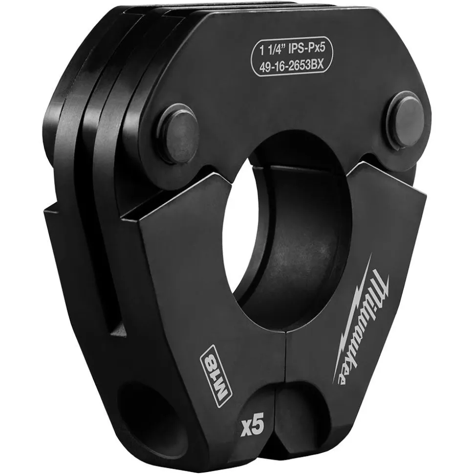 Milwaukee 1-1/4" IPS-P Black Pipe Pivoting Press Ring for M18 FORCE LOGIC Press Tools 49-16-2653BX
