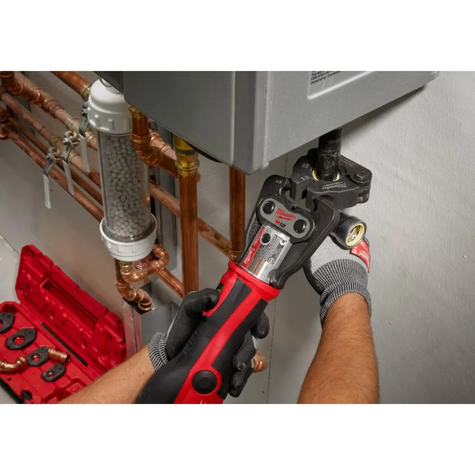 Milwaukee 1-1/4" IPS-P Black Pipe Pivoting Press Ring for M18 FORCE LOGIC Press Tools 49-16-2653BX