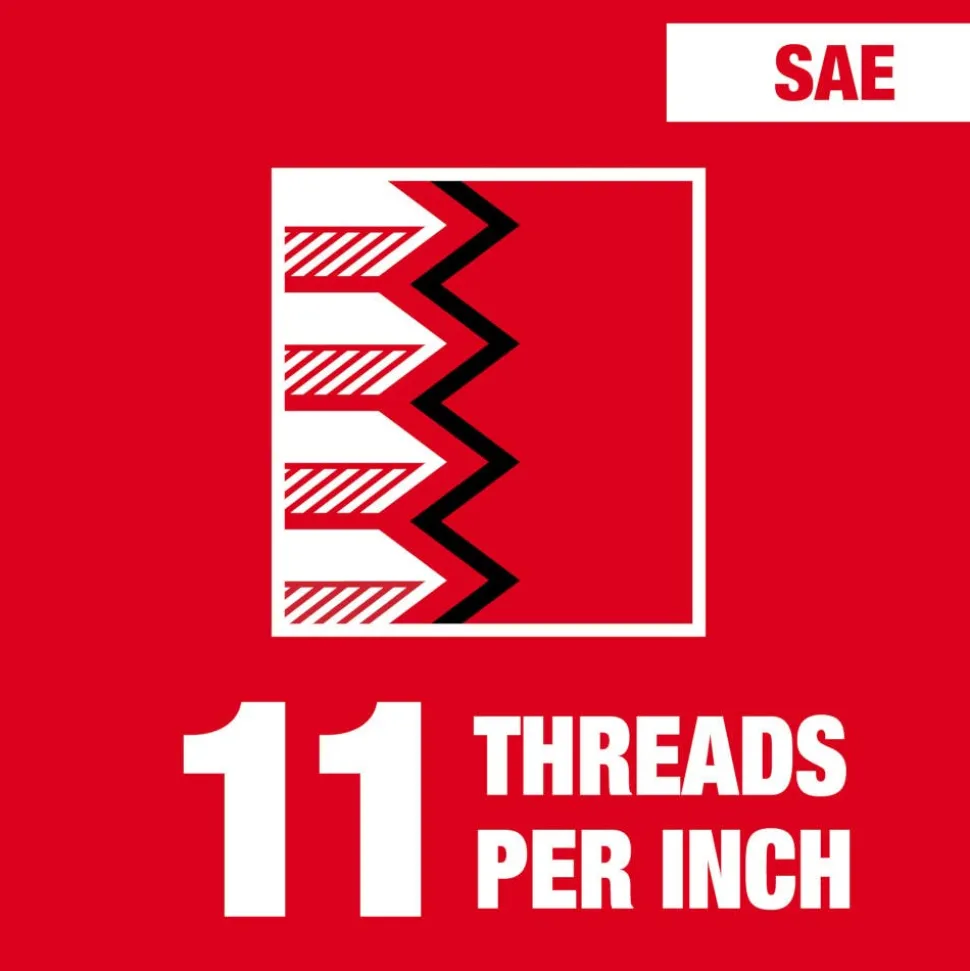 Milwaukee 5/8"-11 NC 1-7/16" Hex Threading Die 49-57-5369