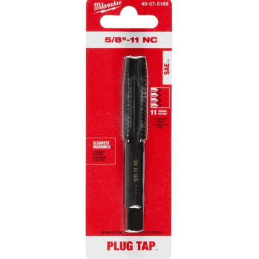 Milwaukee 5/8"-11 NC Straight Flute Plug Tap 49-57-5169