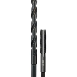 Milwaukee 1/2"-13 NC Straight Flute Plug Tap & 27/64" Drill Bit 49-57-5560