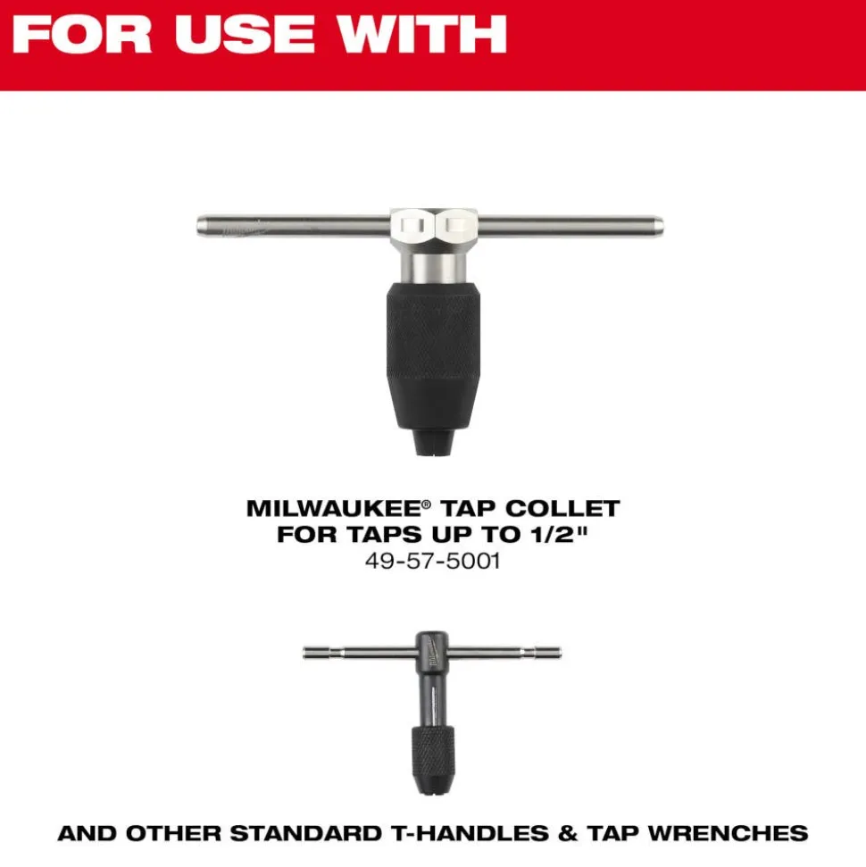 Milwaukee 12-24 NC Straight Flute Plug Tap 49-57-5130
