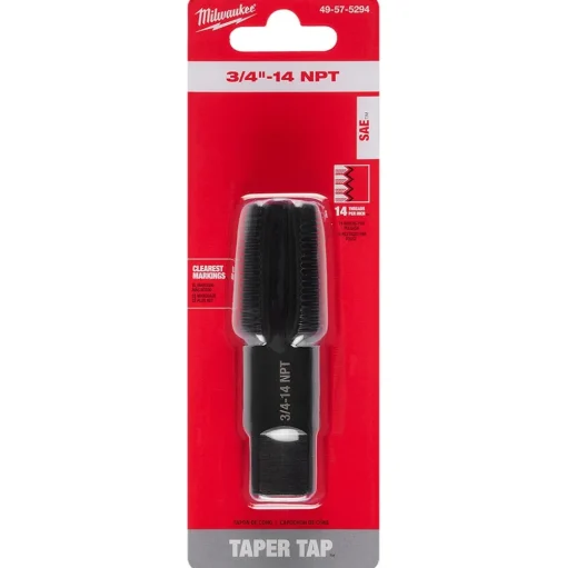 Milwaukee 3/4"-14 NPT Straight Flute Taper Tap 49-57-5294