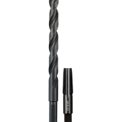 Milwaukee 1/4"-18 NPT Straight Flute Plug Tap & 7/16" Drill Bit 49-57-5591