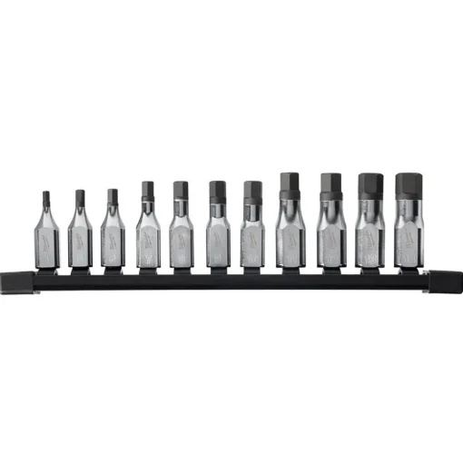 Milwaukee 11 Piece 3/8" Drive Hex Bit Socket Set - Metric 48-22-9543