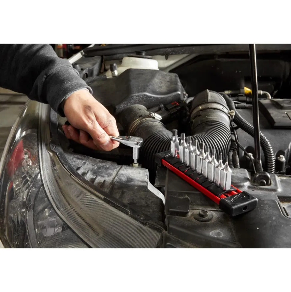 Milwaukee 10 Piece 1/4" Drive Hex Bit Socket Set - SAE 48-22-9540